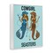 Stupell Industries Cowgirl Seasters Mermaid Friendship Framed Giclee, design by Amelia Noyes